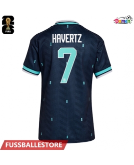 Günstige Deutschland Kai Havertz #7 Auswärtstrikot Damen WM 2026 Kurzarm